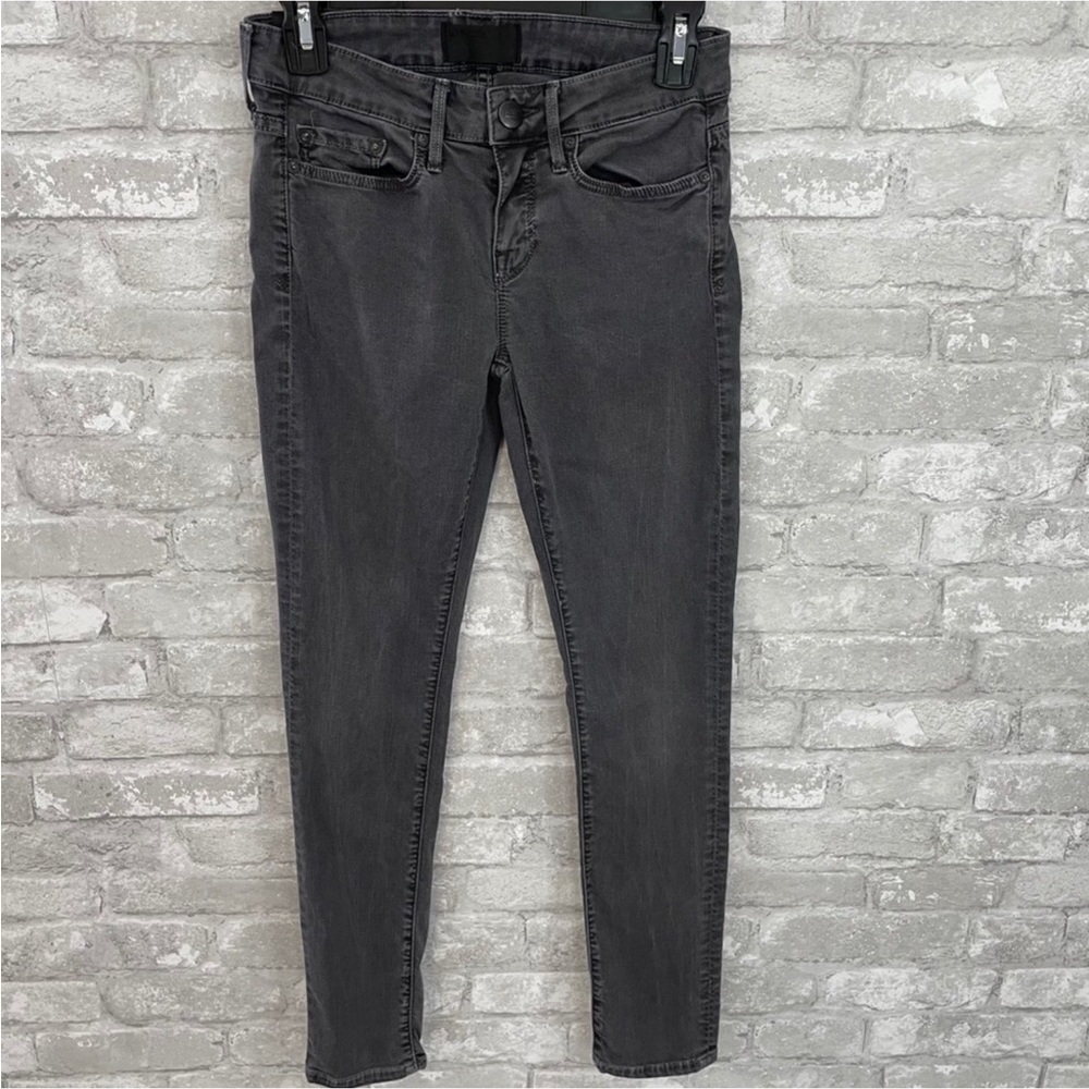 Vince Skinny Jeans in Used Black